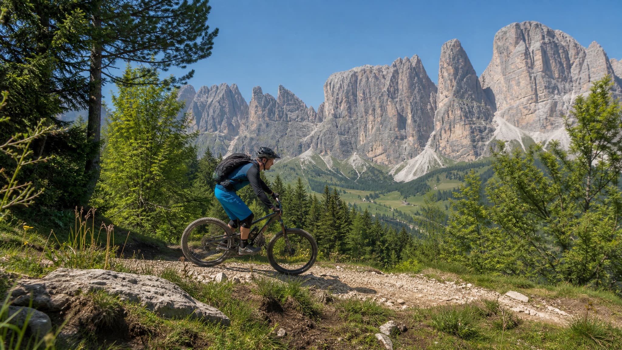 Rundtour ab Völs: MTB & Gourmet in den Dolomiten