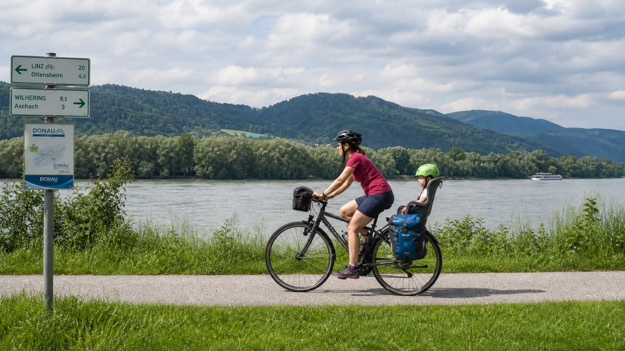 Familienradreise von Linz nach Wien an der Donau - 8 Tage