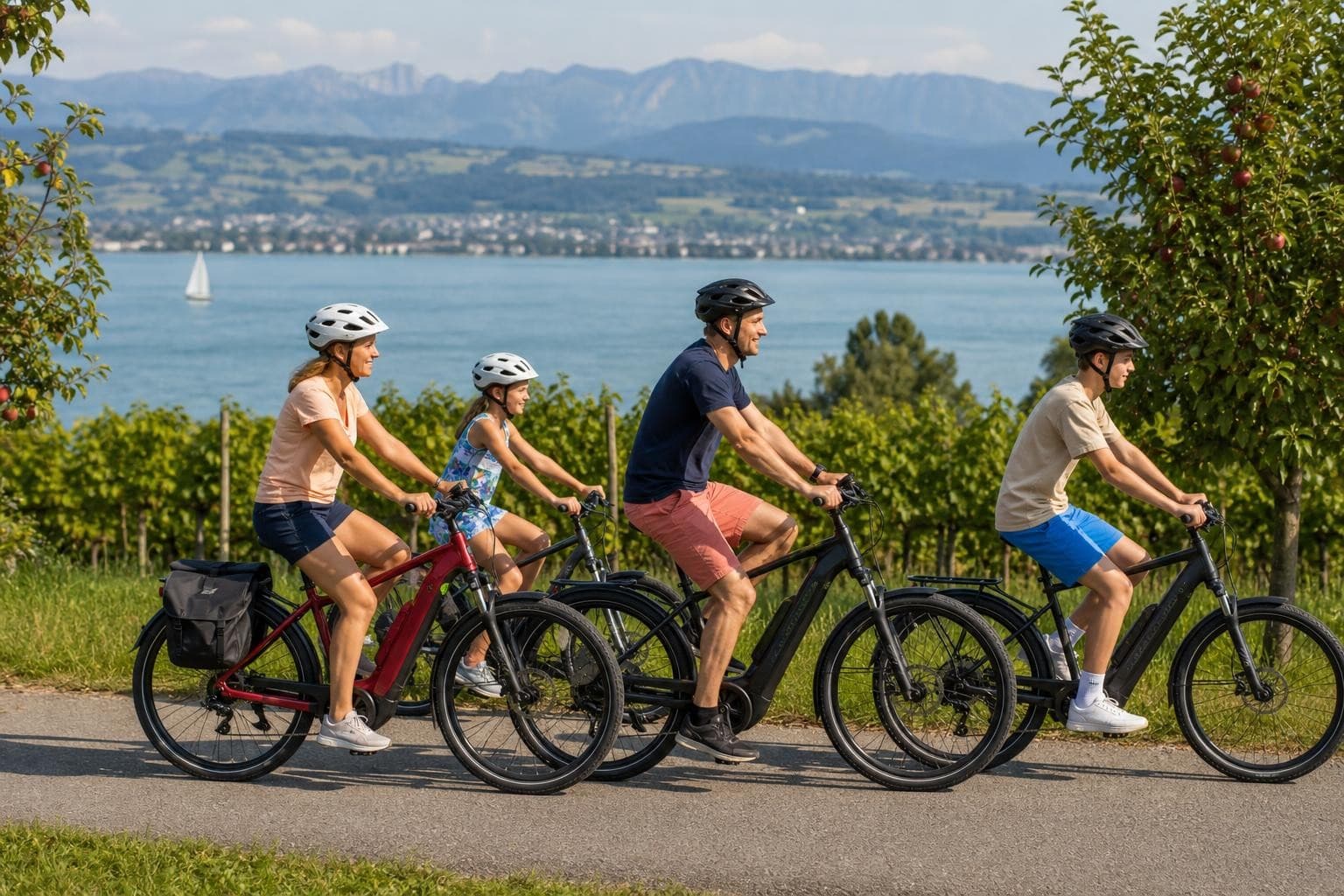 Bodensee-Rundtour mit Kind — 30 km täglich von Konstanz
