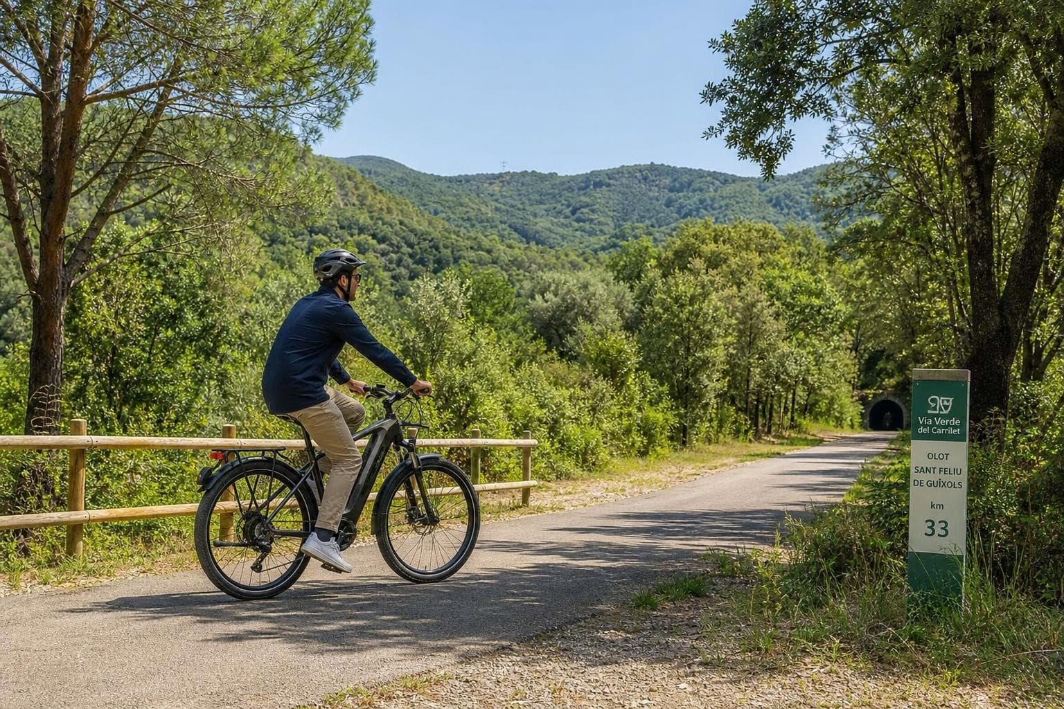 E-Bike-Reise von Olot nach Sant Feliu — Vulkane, Girona und Costa Brava