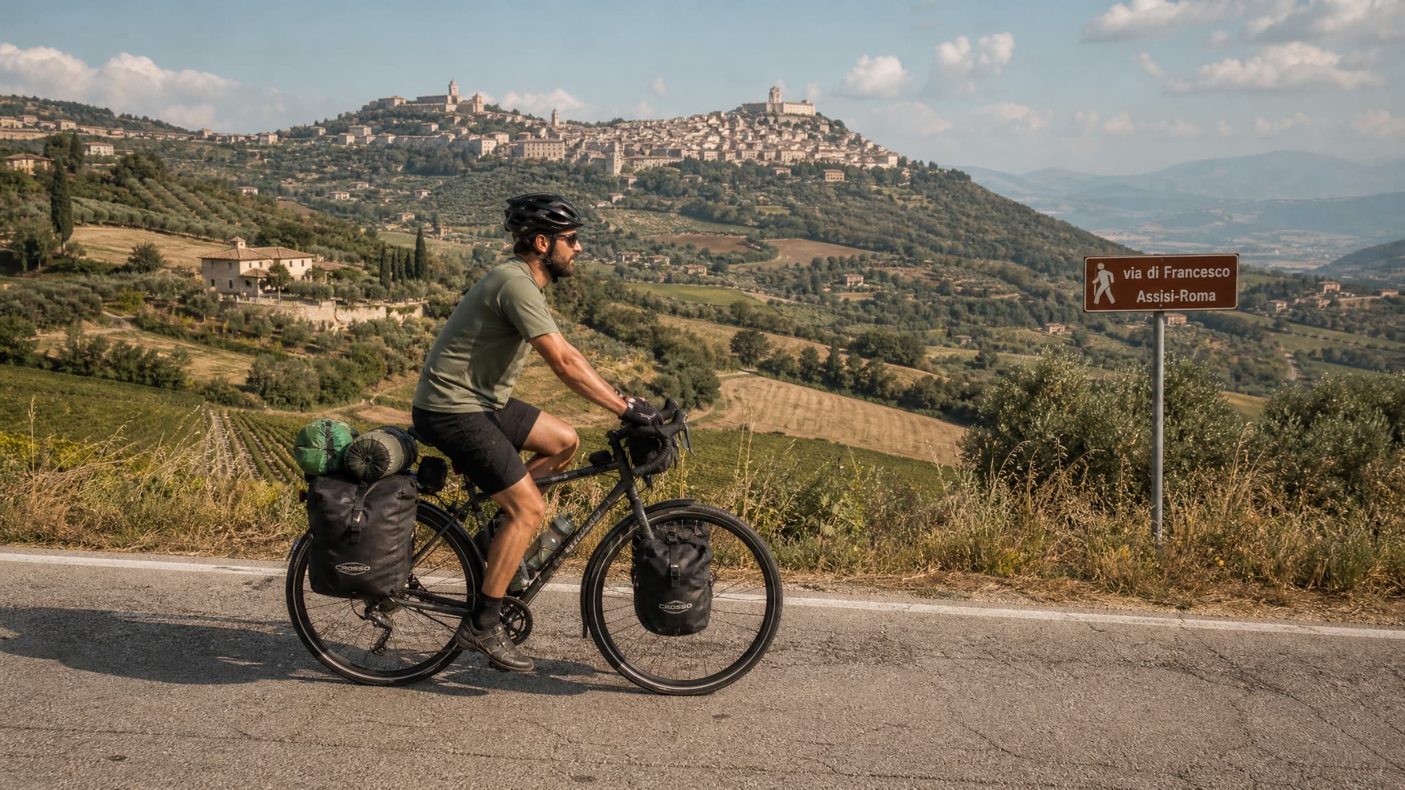 Radreise auf dem Franziskusweg von Assisi nach Rom