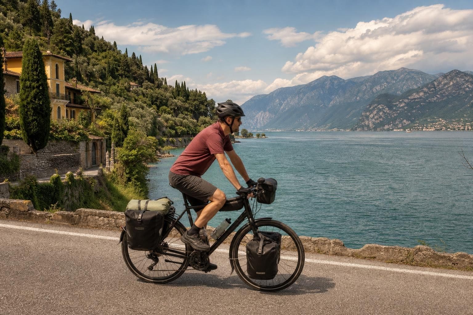 Sternradtour um den Gardasee — Kultur, Wein und Seepanorama
