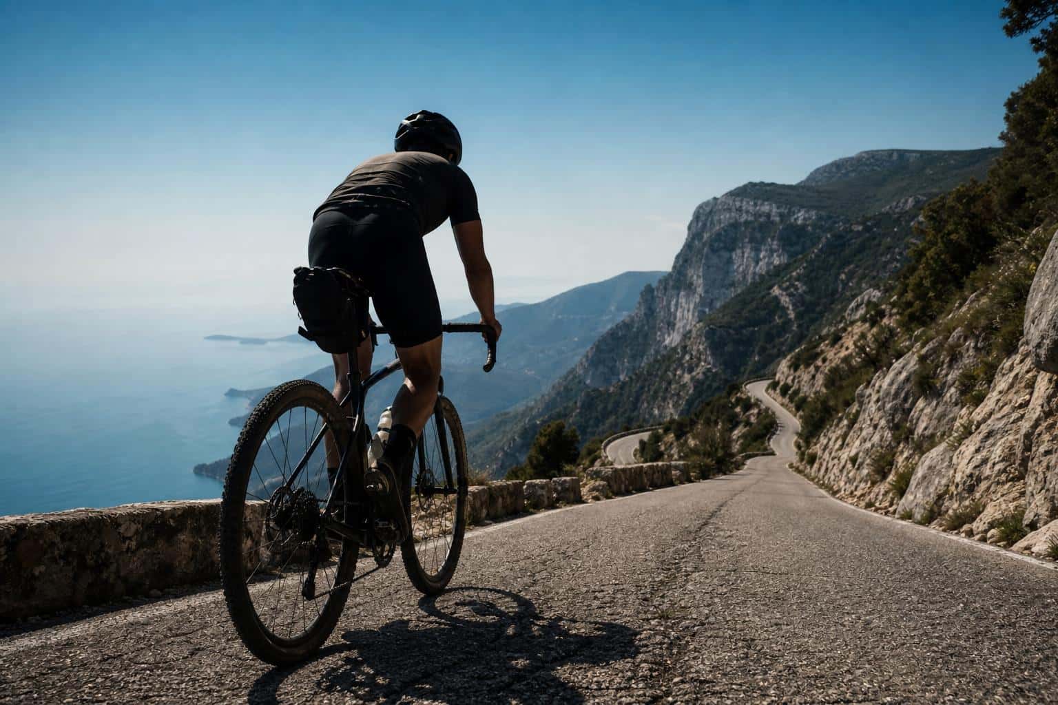 An den Sporn des Stiefels von Italien