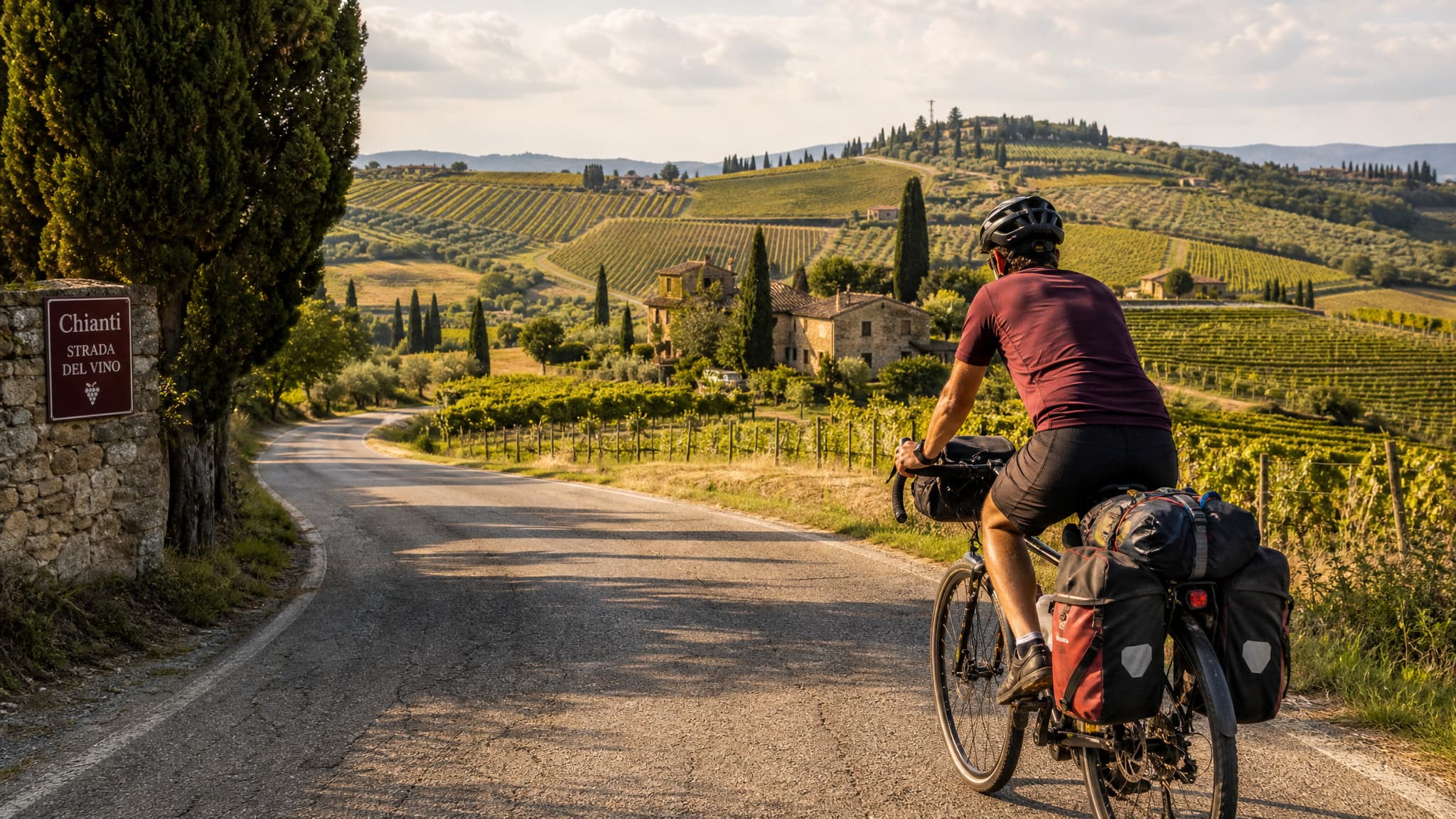 Von Castellina in Chianti nach Siena durch die Toskana