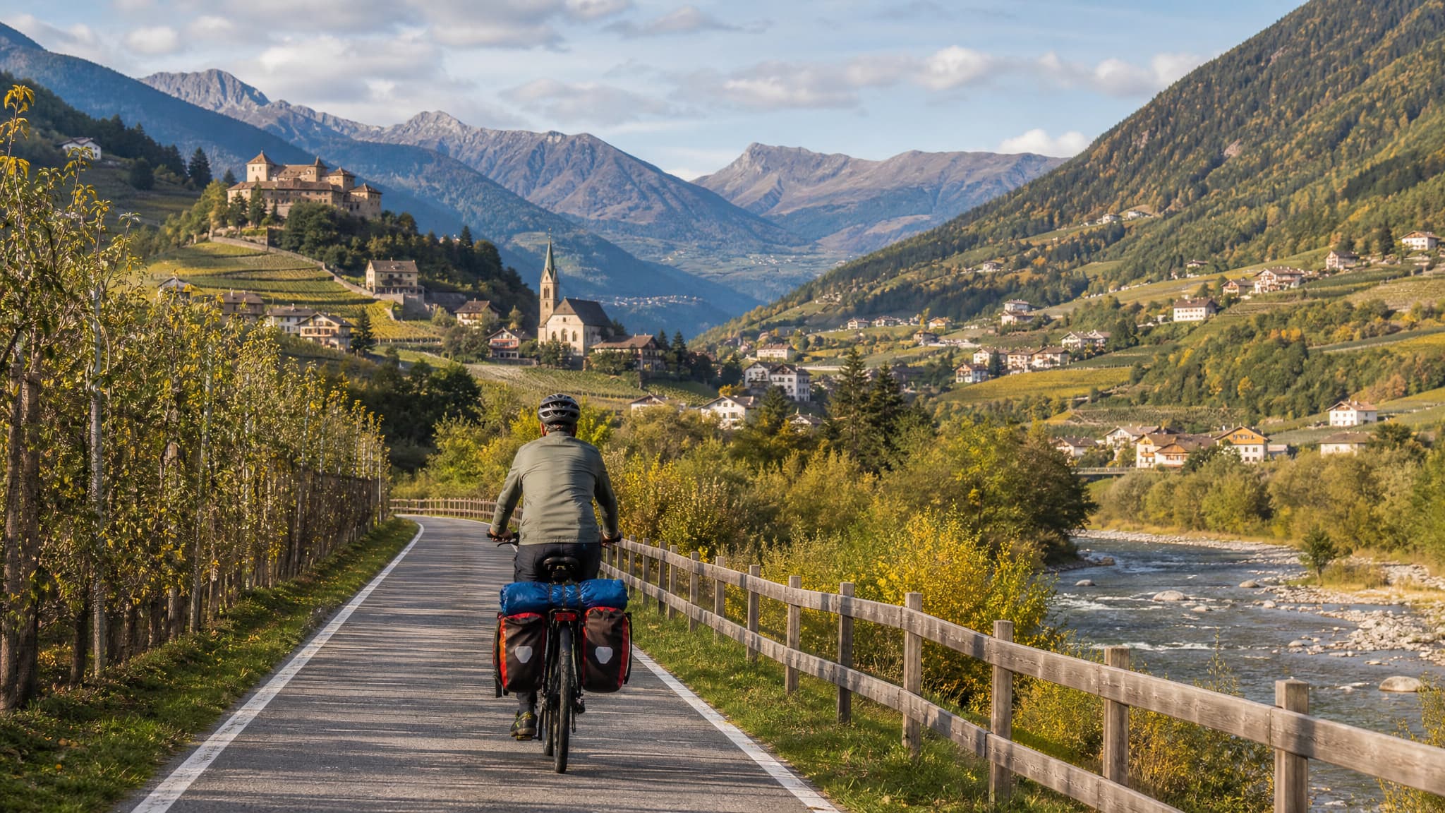 Mit dem Tourenrad über die Alpen nach Venedig — 10 Tage