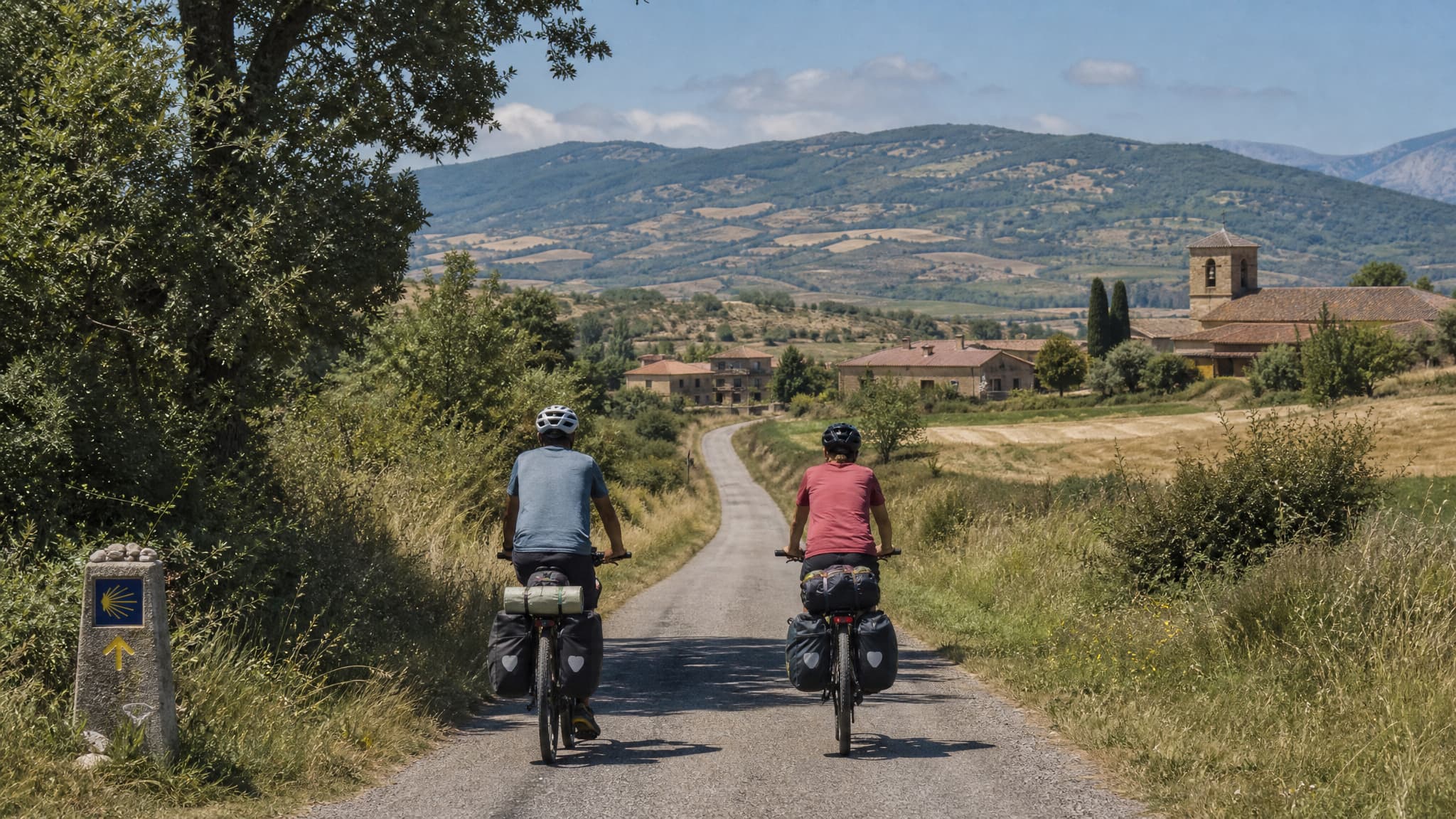 Rad & Rucksack: Geführte Pilgerreise auf dem Camino Francés nach Santiago