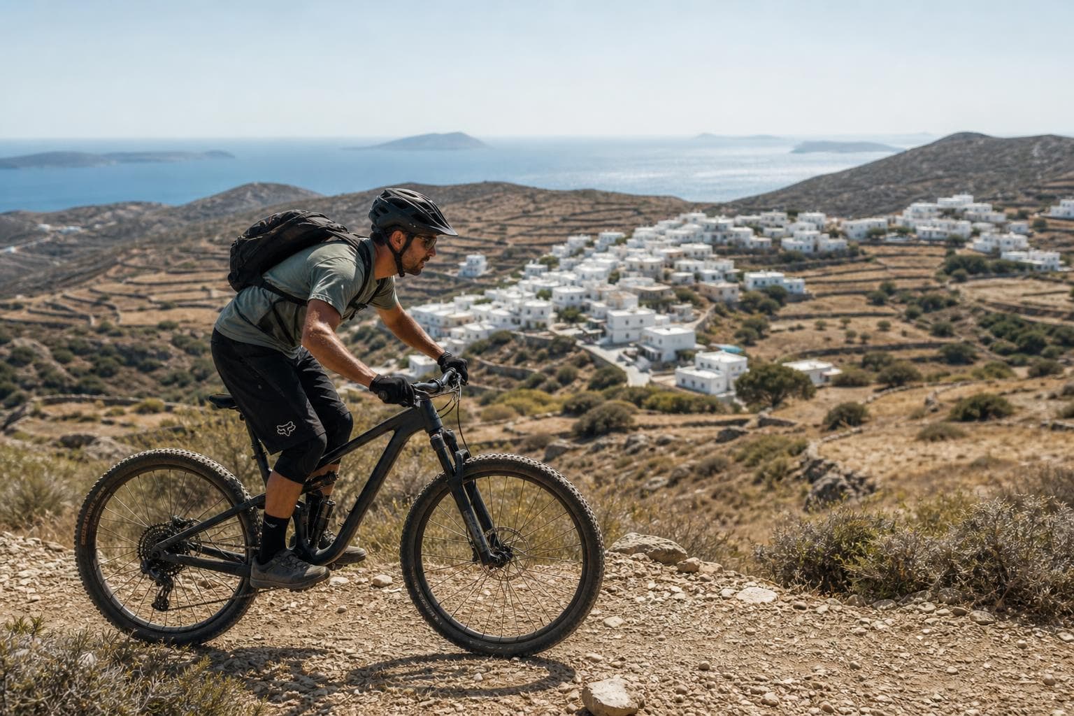 MTB-Rundtour durch die Kykladen — Santorin, Naxos, Paros
