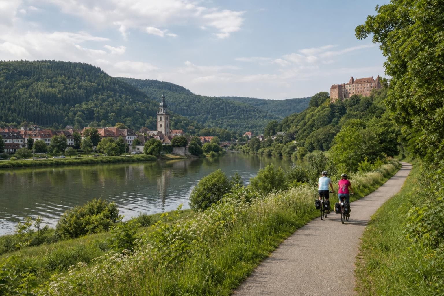Von der Neckarquelle zum Schloss Heidelberg — 9 Tage durchs Tal
