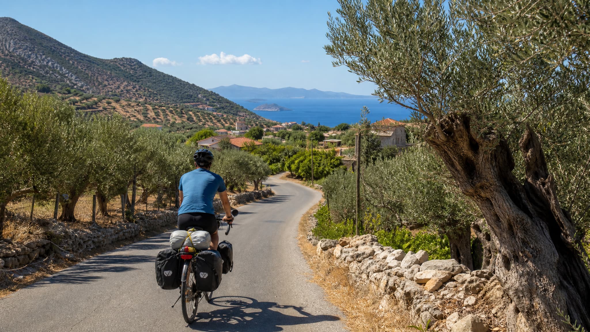 Radreise Peloponnes: Von Vytina nach Epidaurus durch Antike und Küste