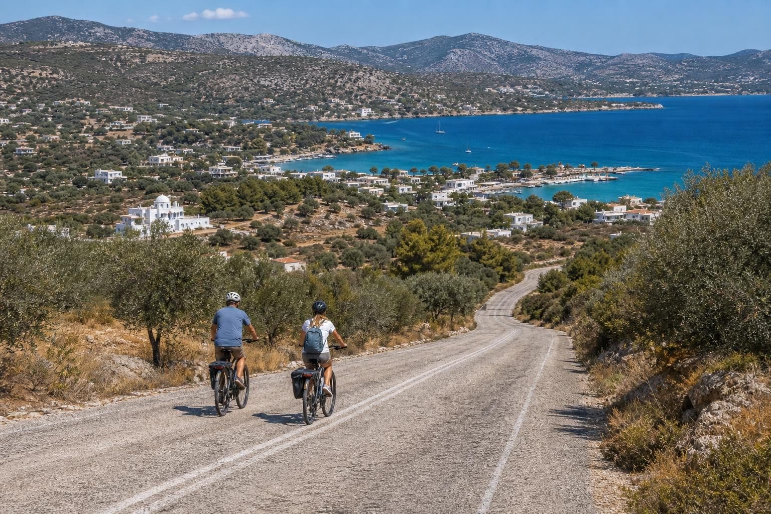 Rad & Schiff: Peloponnes und Saronische Inseln — 8 Tage mit E-Bike