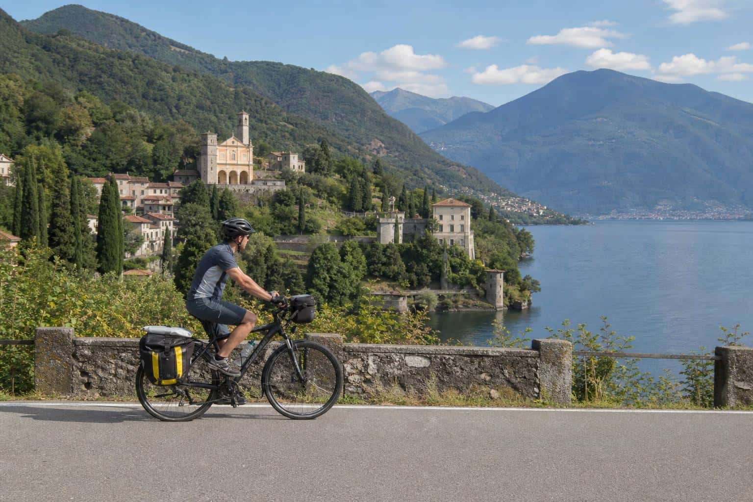 Radfahren am Lago Maggiore