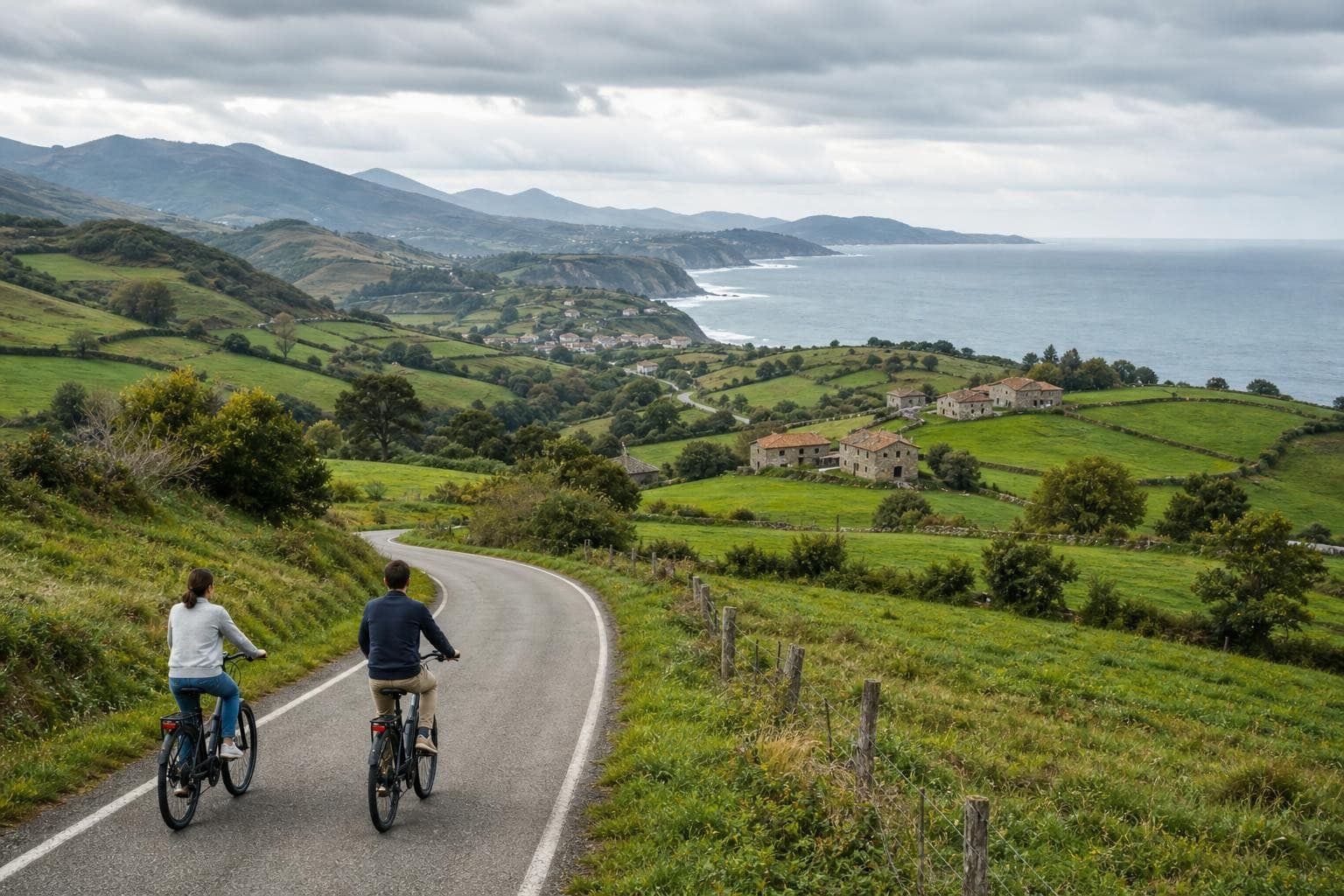 E-Bike-Reise von Santander nach Gijón — die grüne Costa Verde