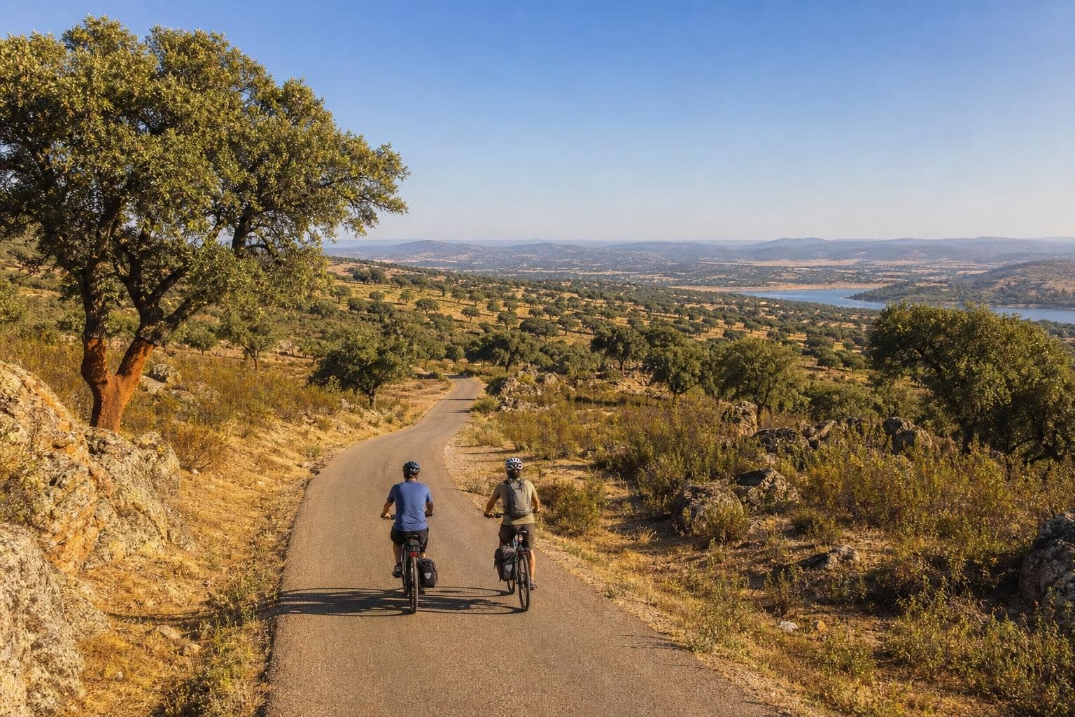 E-Bike-Tour von Oropesa nach Cáceres durch die Extremadura