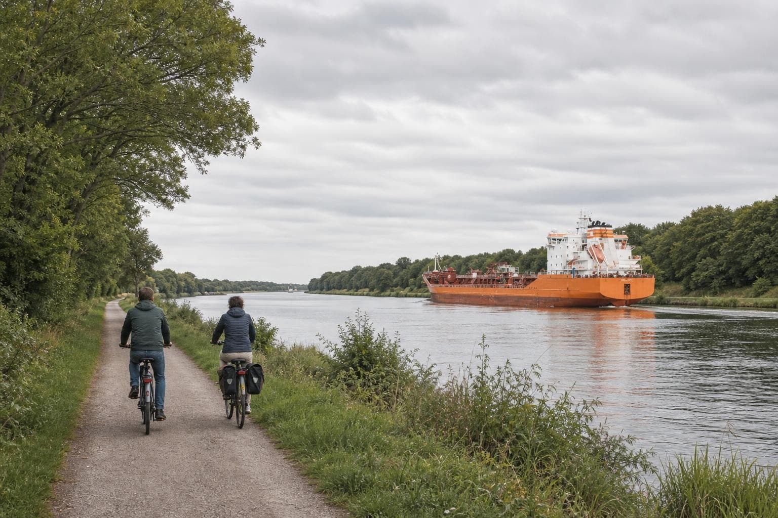 E-Bike-Tour: Hamburg nach Kiel am Nord-Ostsee-Kanal