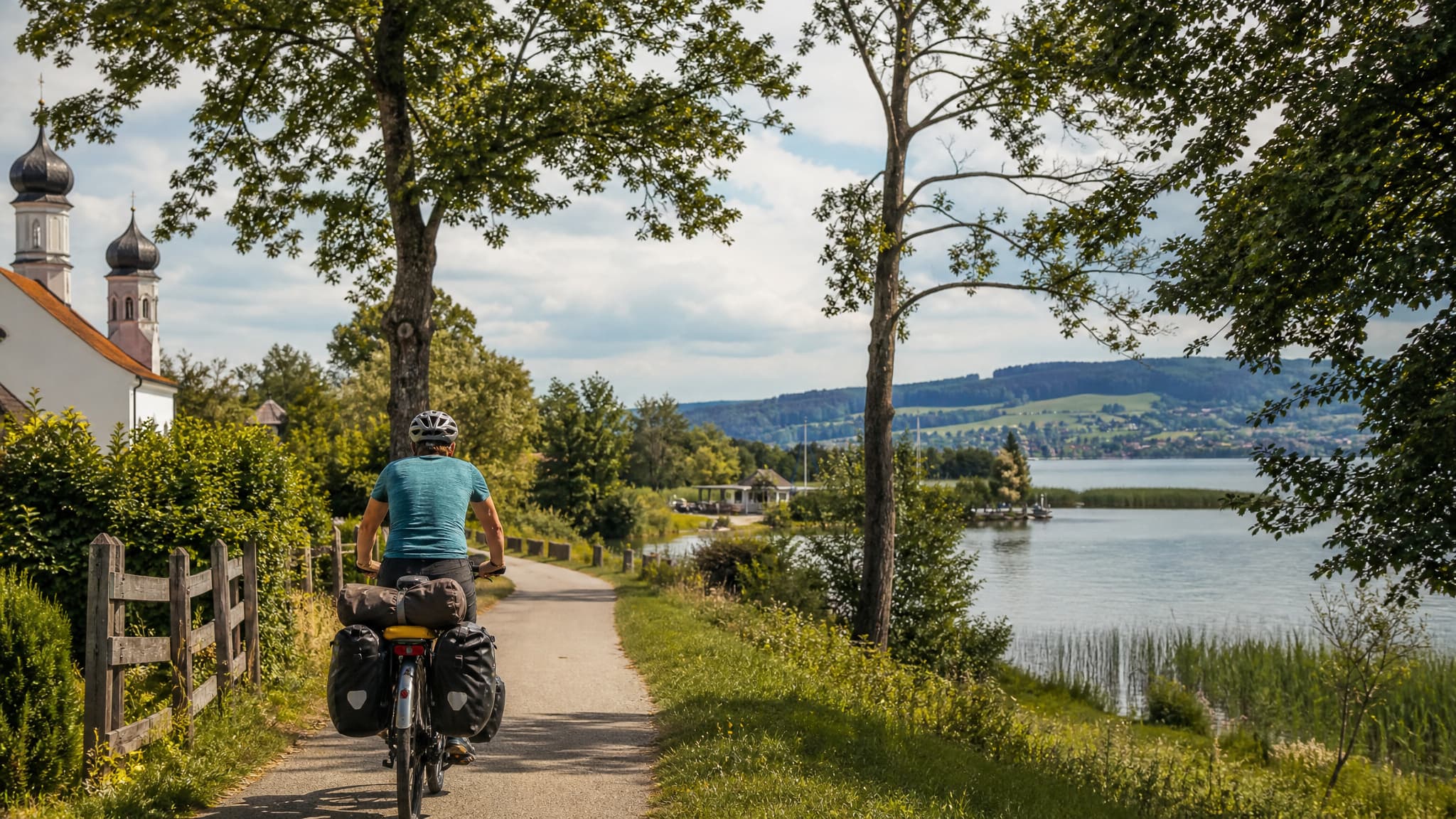 Sterntour ab Bernried: Seen, Kirchen und München per Rad
