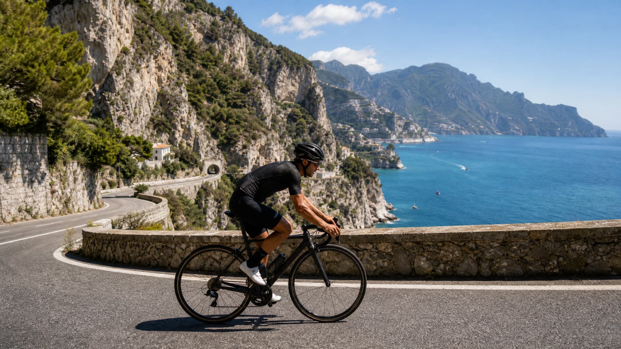 Rennradreise Rom — Palermo: Die Amalfiküste und Ciclopista del Sole