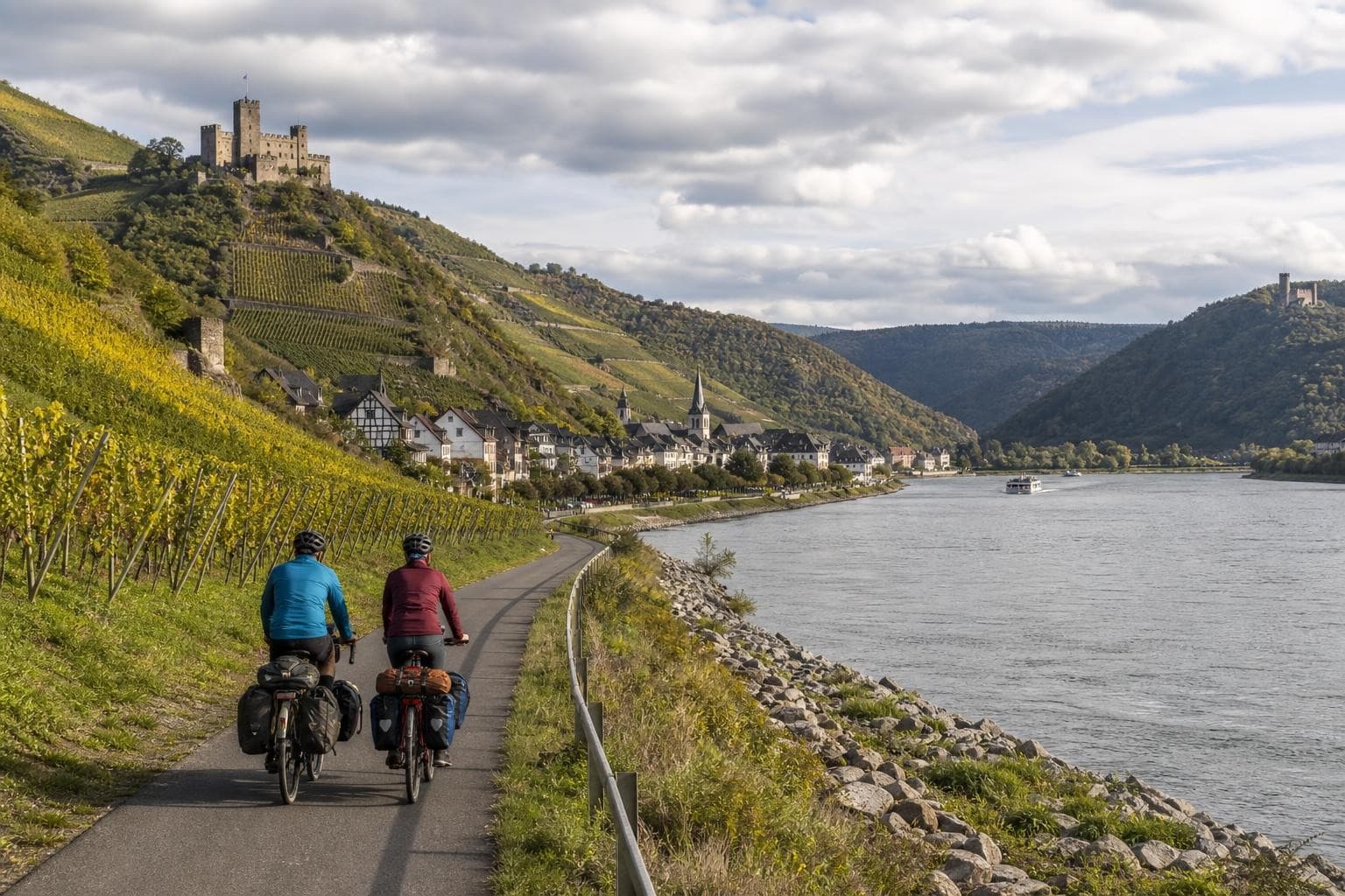 Von Mainz nach Koblenz: Das Mittelrheintal per Rad entdecken
