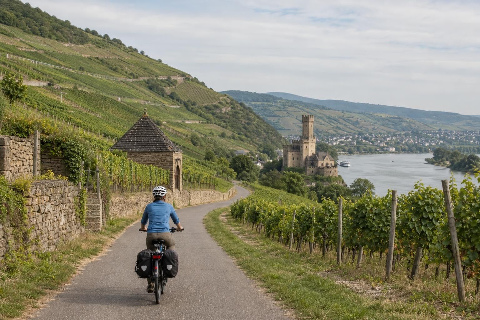 Rundtour ab Rüdesheim durch vier Weinregionen am Rhein