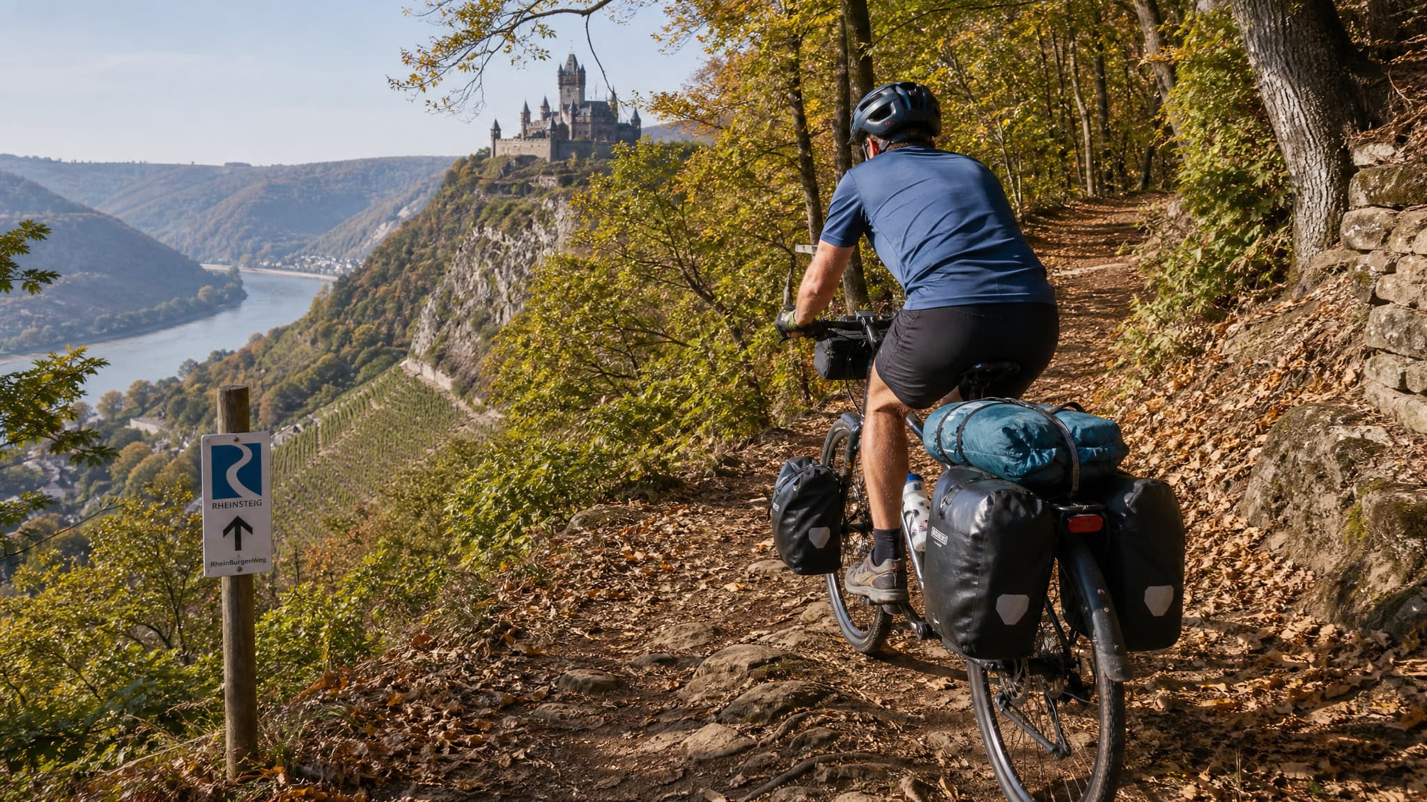 Rheinsteig von Rüdesheim nach Koblenz — 8 Tage durchs UNESCO-Tal
